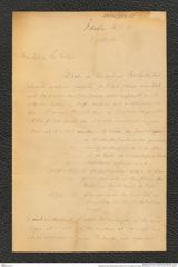 Nachlass Franz Steindachner, Brief von A. B. Meyer an Franz Steindachner (14.01.1877), Inv.Nr. 337.05, Seite 1